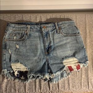 Demon 4th of July shorts